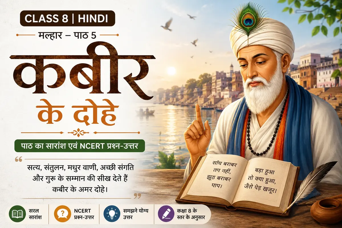 Kabir Ke Dohe (कबीर के दोहे) Summary and NCERT Question Answer
